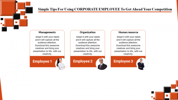 corporate presentation ppt templates-corporate -employee-3-orange