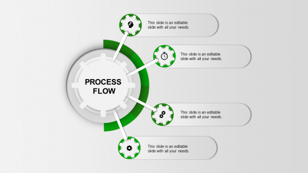 process flow ppt template-process flow ppt template-green