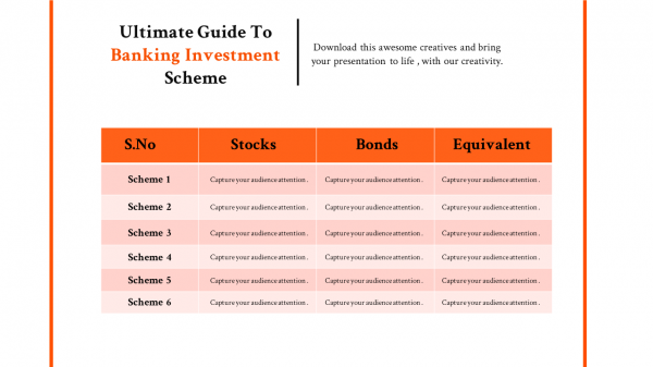 investment banking presentation template-bank investment presentation-6-orange