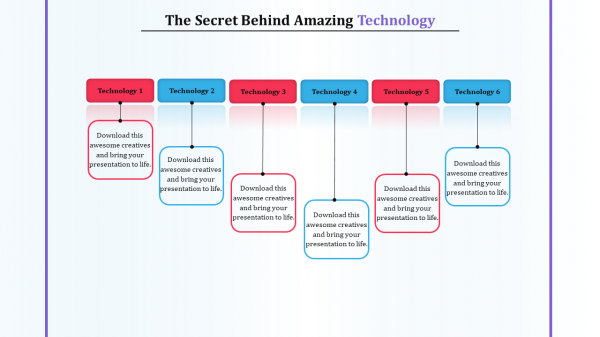 technology presentation templates-technology secrets-6-multi color