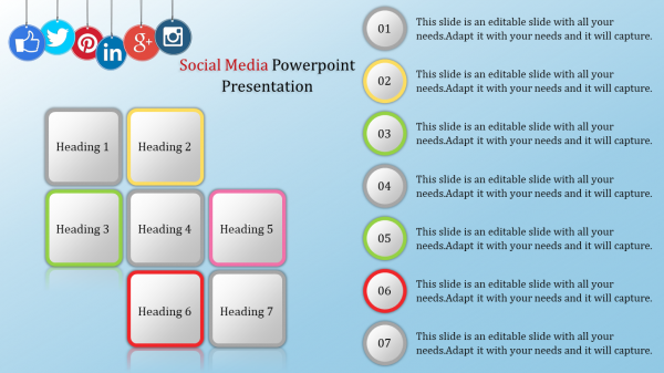 social media powerpoint template-social media presentation