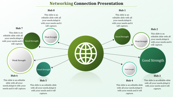 network powerpoint template-networking connections