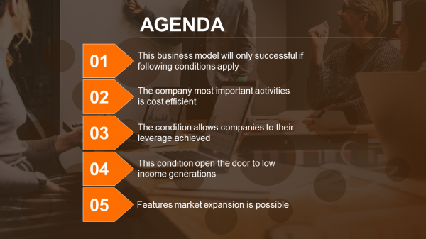 agenda slide template ppt-agenda-orange-5