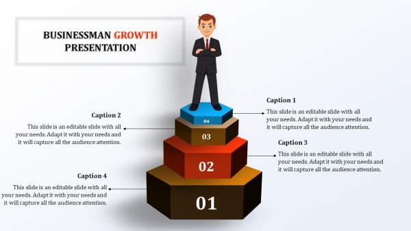 business growth presentation ppt-business man growth