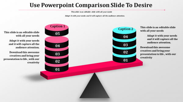 powerpoint comparison slide-Use Powerpoint Comparison Slide To Desire