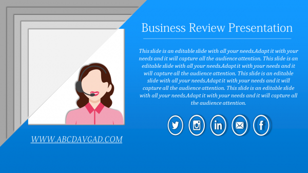 review ppt template-business review presentation