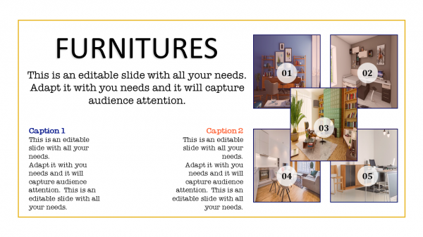 furniture powerpoint template-furnitures
