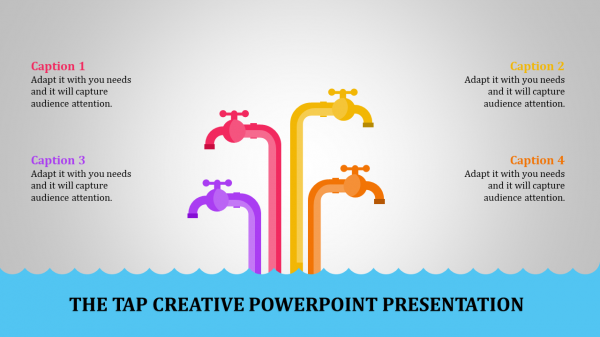 creative powerpoint presentation-The tap creative powerpoint presentation