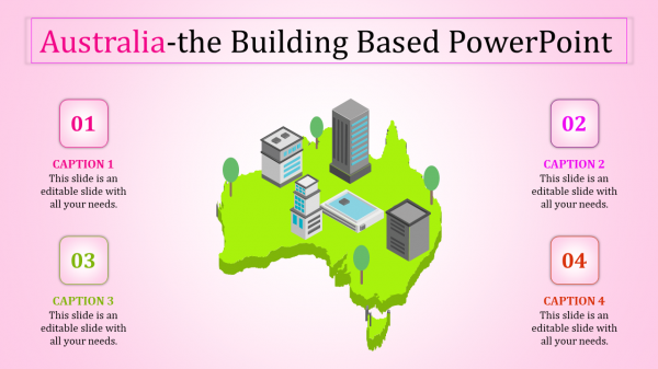 australia ppt template-Australia-The Building based Powerpoint