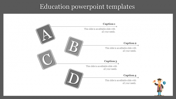 education powerpoint templates-Gray
