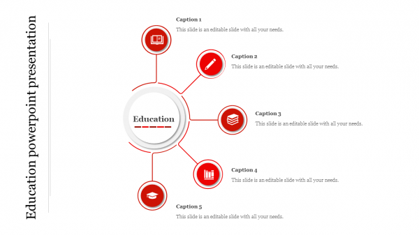 education powerpoint presentation-Red