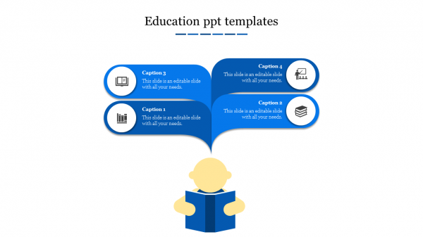 education ppt templates-4-Blue
