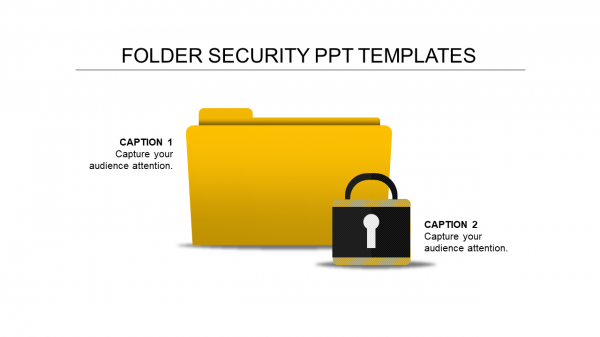 security ppt templates-folder security ppt templates-yellow