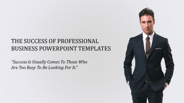 professional business powerpoint templates-The success of professional business powerpoint templates