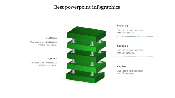 best powerpoint infographics-Green