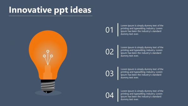innovative ppt ideas-orange