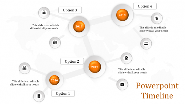 powerpoint timeline-powerpoint timeline-orange