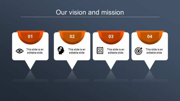 vision and mission ppt-our vision and mission-orange