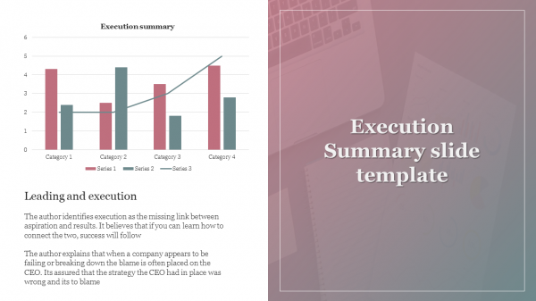 executive summary slide template ppt