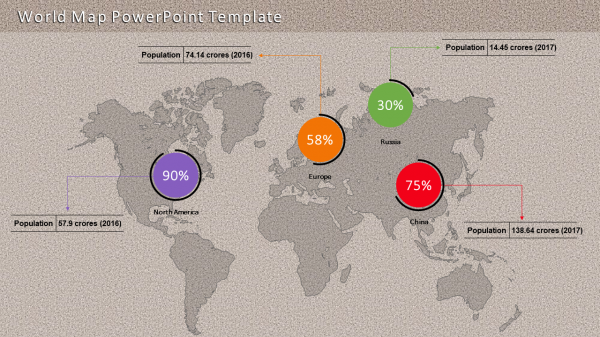 world map PowerPoint template