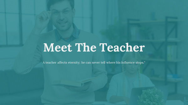 Meet The Teacher Slide