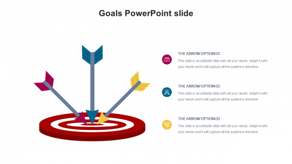 goals powerpoint slide