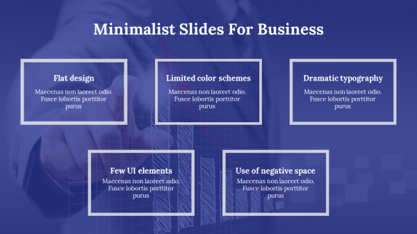 Minimalist Slides For Business