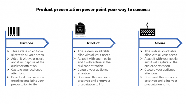product presentation powerpoint-Product presentation power point your way to success