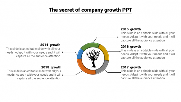 company growth ppt-The secret of company growth PPT