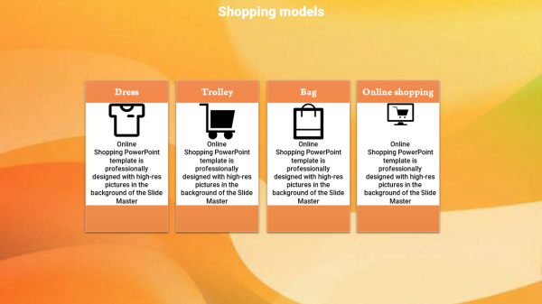shopping powerpoint template-Shopping-models