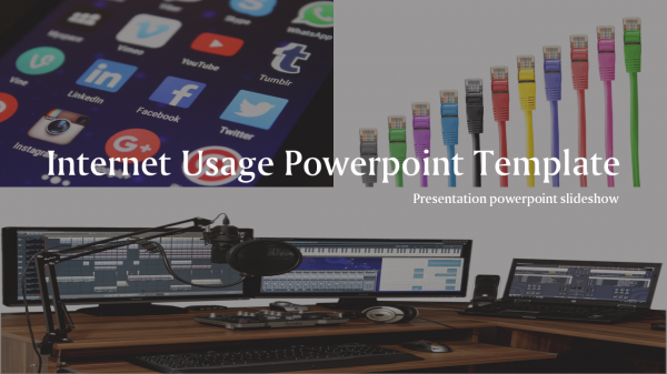 internet of things powerpoint template-Internet Usage Powerpoint Template