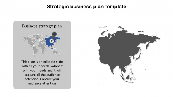 Strategic Business Plan Template With Asia Map