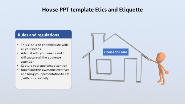 house ppt template-House PPT template Etics and Etiquette