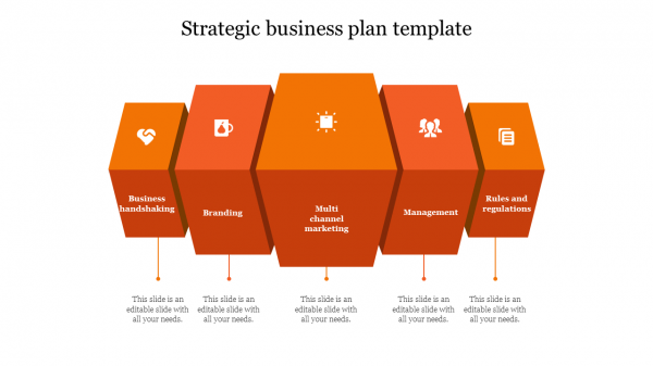 strategic business plan template-Orange