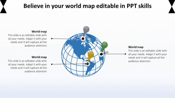 world map editable in ppt-Believe in your world map editable in PPT skills