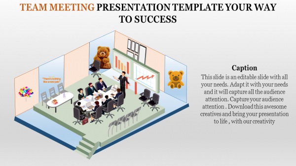 team meeting presentation template-TEAM MEETING PRESENTATION TEMPLATE Your Way To Success