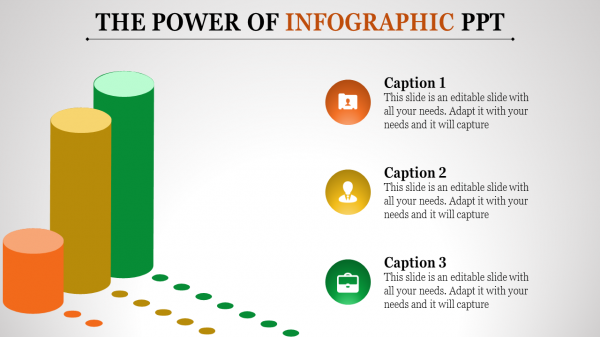 infographic ppt-The Power Of INFOGRAPHIC PPT