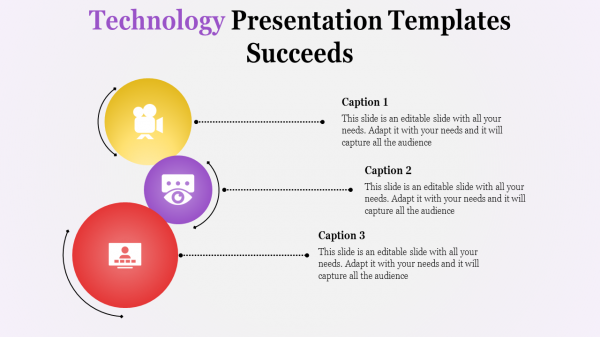 technology presentation templates-TECHNOLOGY PRESENTATION TEMPLATES Succeeds