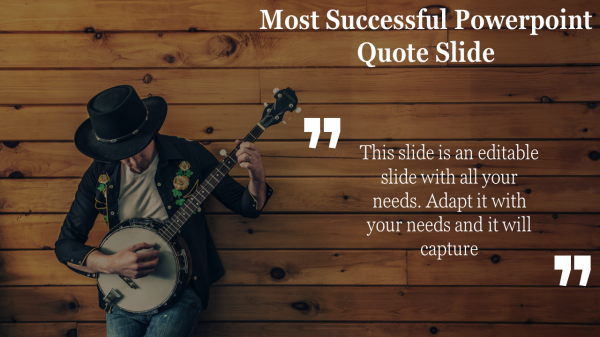 powerpoint quote slide-Most Successful Powerpoint Quote Slide
