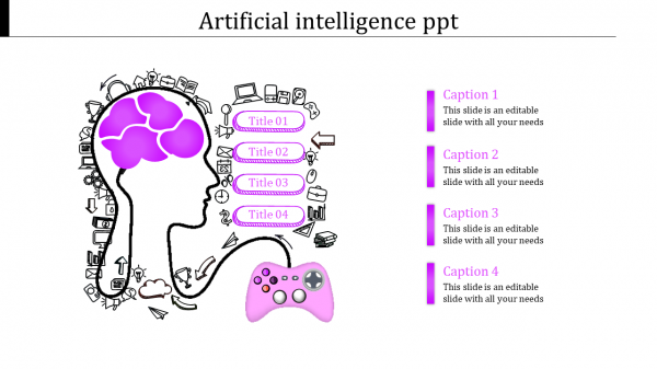 artificial intelligence ppt-artificial intelligence ppt-purple