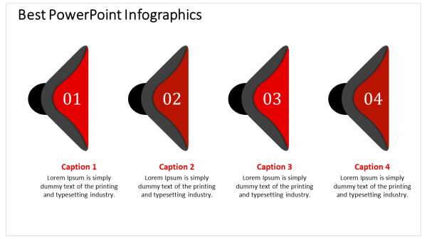 best powerpoint infographics-red