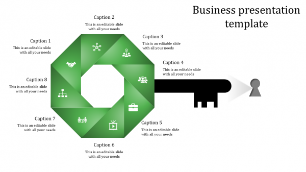 business presentation template-business presentation template-green