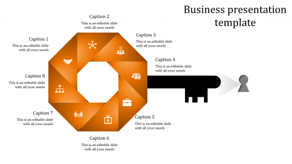 business presentation template-business presentation template-orange