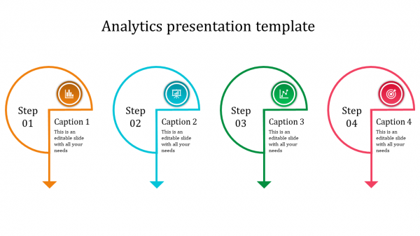 analytics presentation template-multicolor