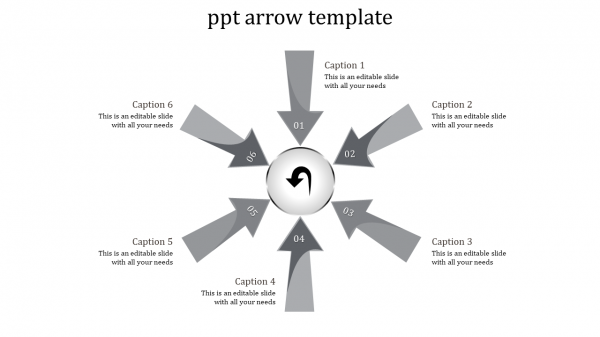 ppt arrow template-ppt arrow template-6-grey