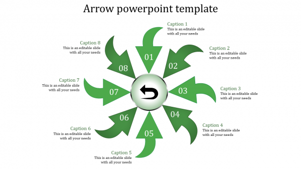 arrows powerpoint templates-arrows powerpoint templates-GREEN