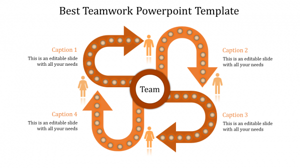 teamwork powerpoint template-Best Teamwork Powerpoint Template-Orange