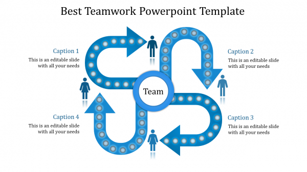 teamwork powerpoint template-Best Teamwork Powerpoint Template-blue