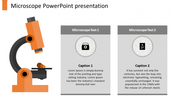 Microscope PowerPoint template