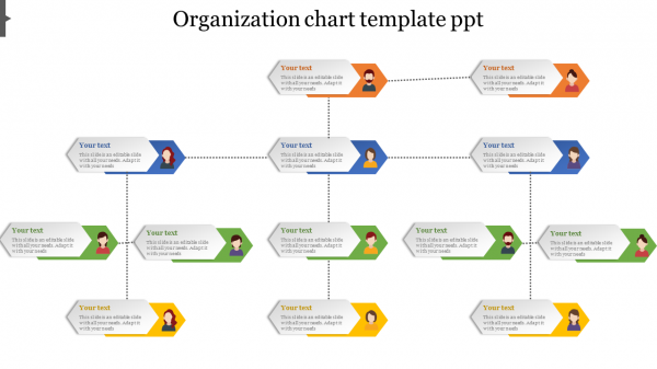organization chart template ppt